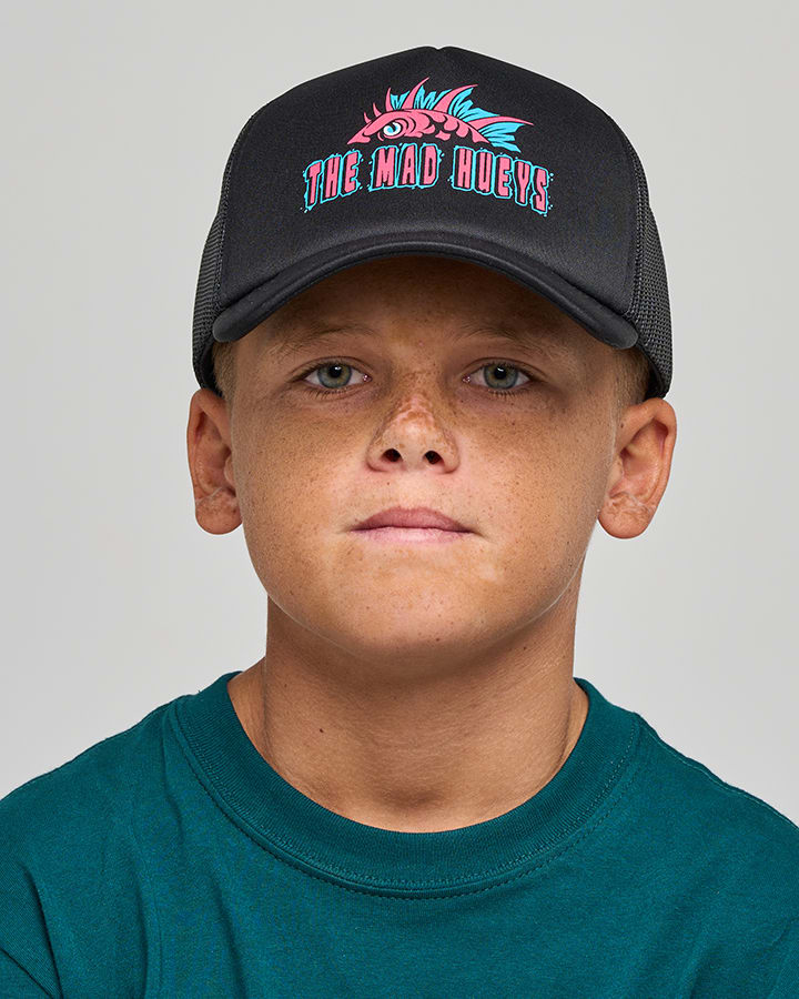 The Mad Hueys King Cod Codzilla Youth Foam Trucker