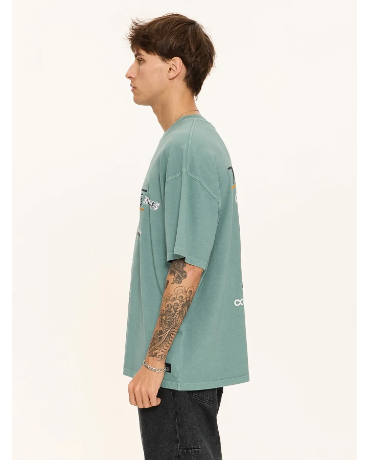 Thrills Rapid Fire Box Fit Oversized Tee