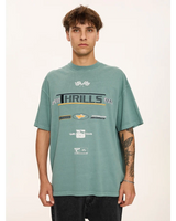Thrills Rapid Fire Box Fit Oversized Tee