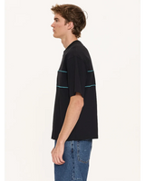 Thrills Heavy Static Piping Box Oversized Cropped Tee