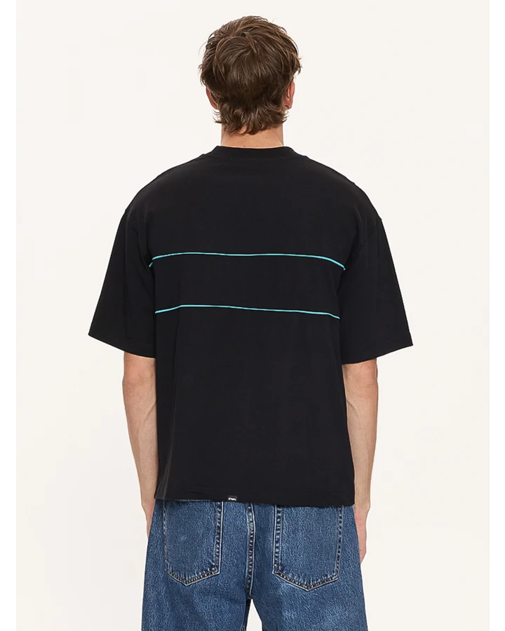 Thrills Heavy Static Piping Box Oversized Cropped Tee