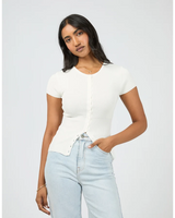 All About Eve Olive Knit Tee