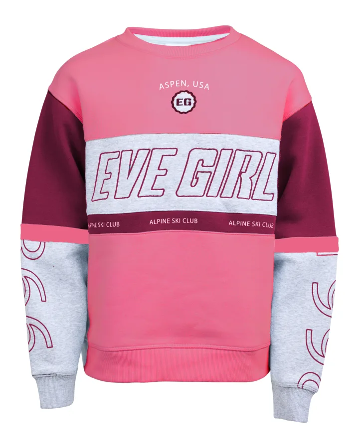 Eve Girl Alpine Panelled Crew