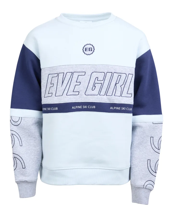 Eve Girl Alpine Panelled Crew