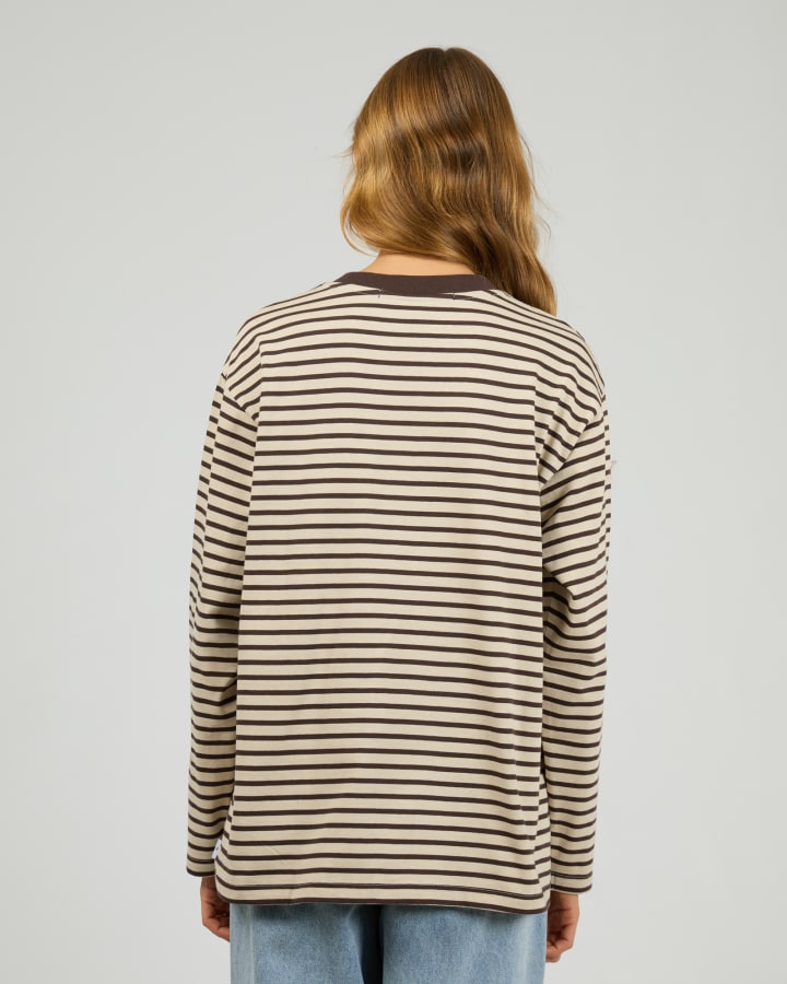 Silent Theory Foundation Stripe LS Tee