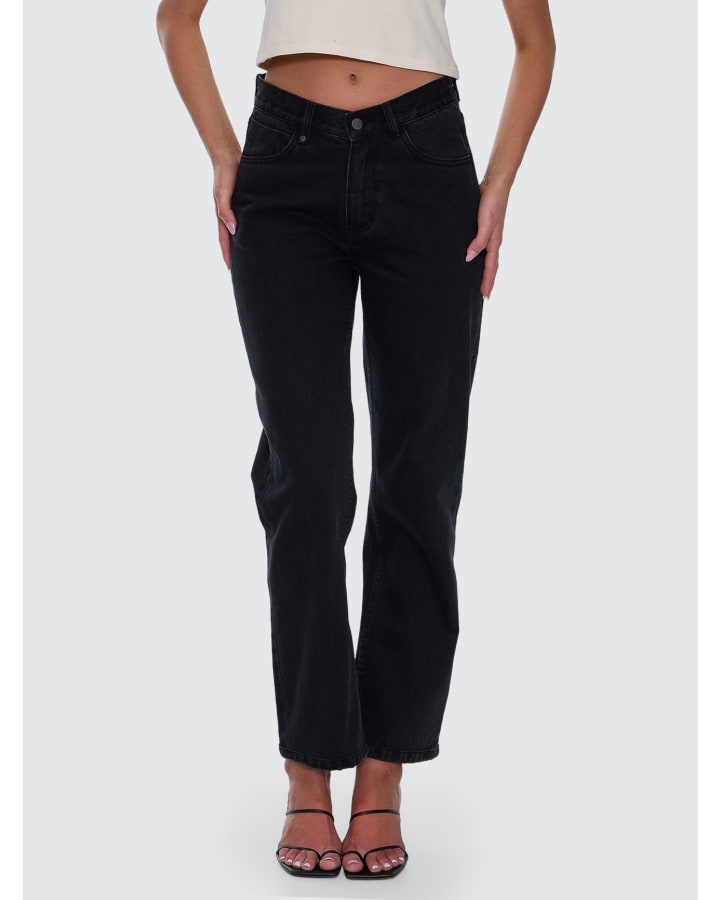 Thrills Stevie Mid Rise V Waist Straight Jean