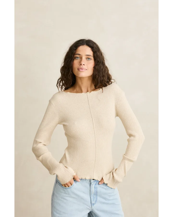 Rhythm Essential LS Knit Top