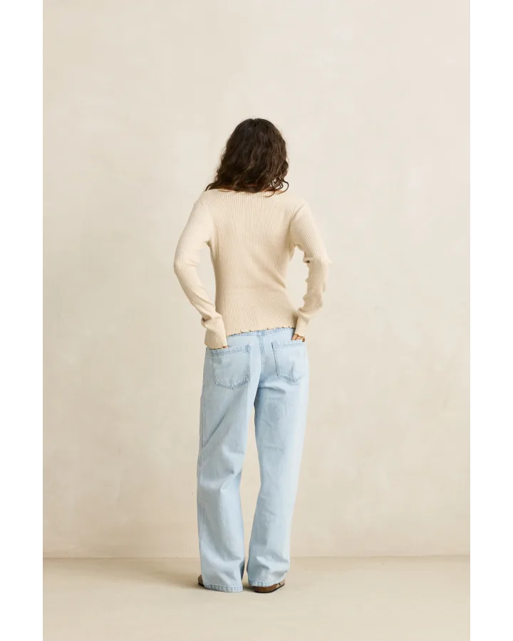 Rhythm Essential LS Knit Top