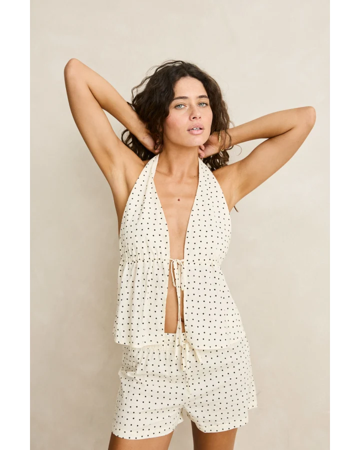 Rhythm Polka Halter Top