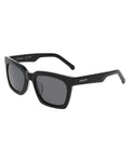 Dragon Cairo Shiny Black LL Smoke Sunglasses