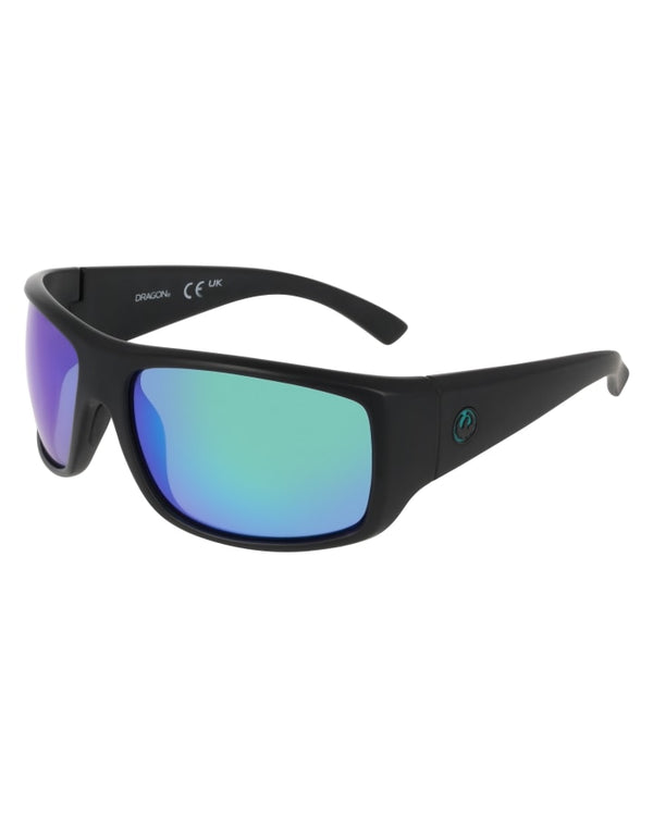 Dragon Vantage 2.0 H2O Matte Black LL Green Ion Polar Sunglasses