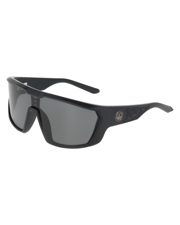 Dragon Chasm Matte Black LL Smoke Sunglasses