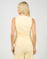All About Eve Alessa Linen Vest
