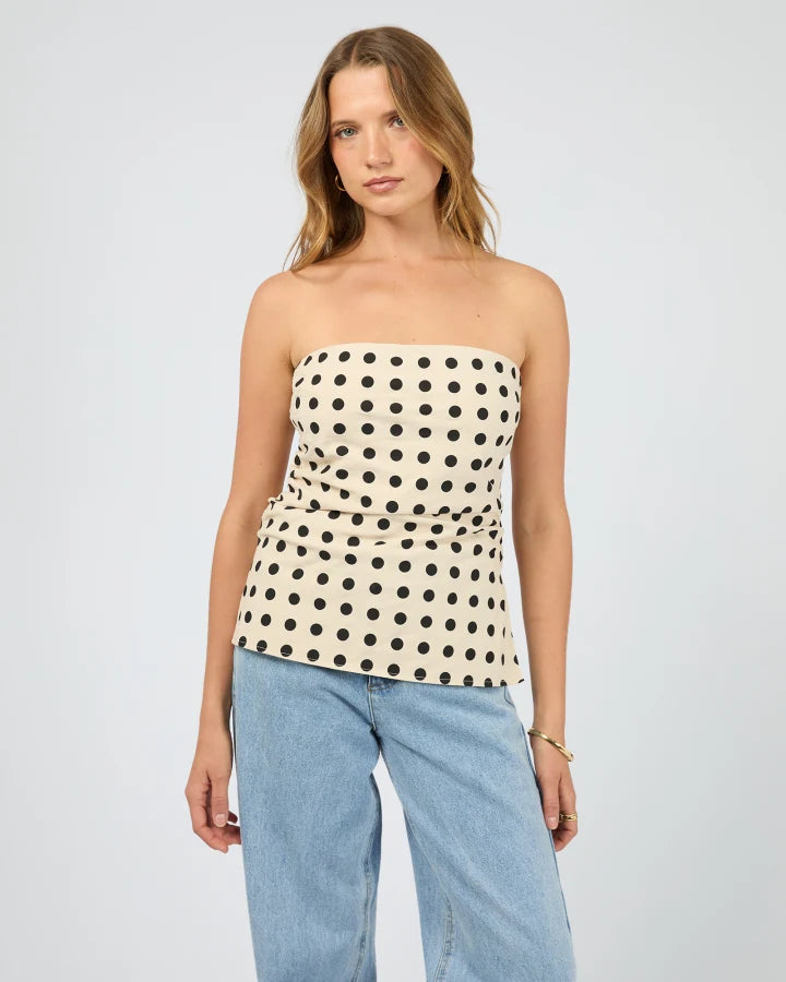 Silent Theory Nieve Strapless Top