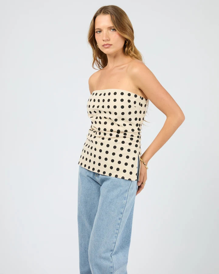Silent Theory Nieve Strapless Top