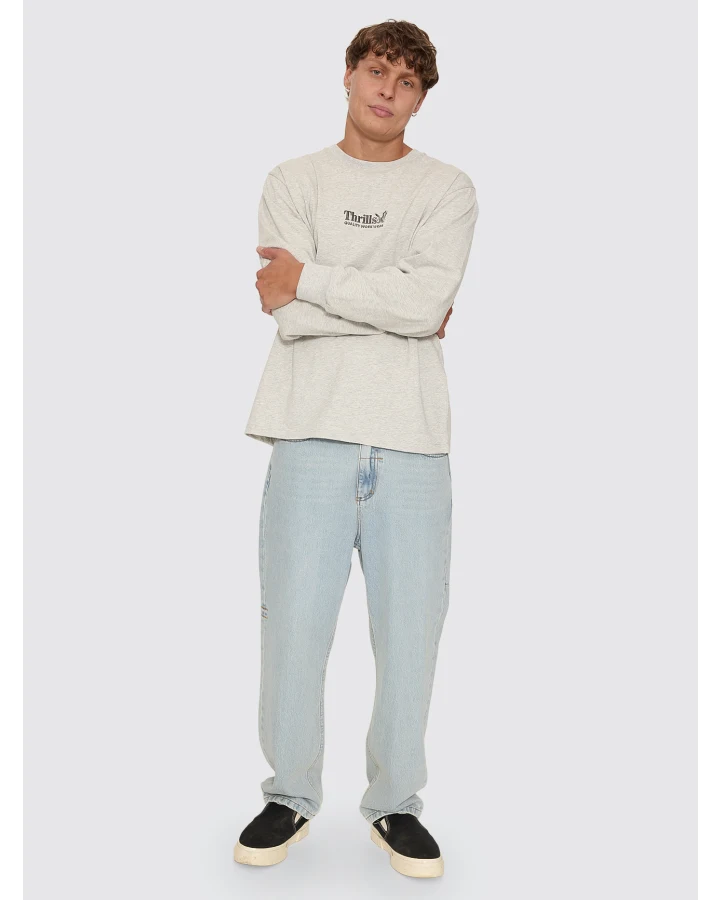 Thrills Workwear Embro Long Sleeve Merch Tee