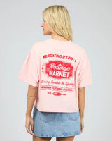 All About Eve Market Relaxed Crop Tee