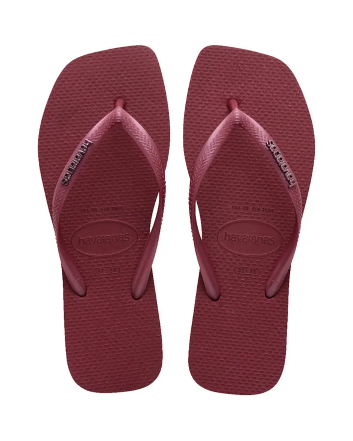 Haviana Slim Square Logo Metallic