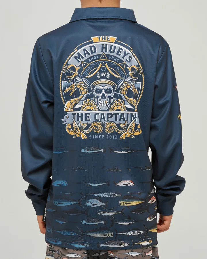 The Mad Hueys Dragon Captain Youth UPF 50+ Fishing Jersey