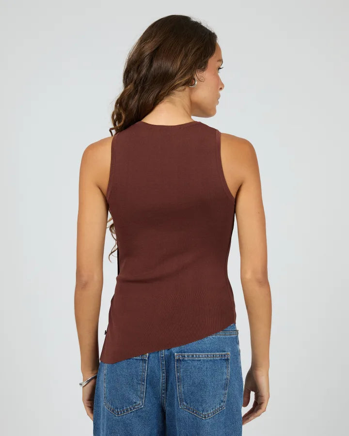 Silent Theory Ollie Button Down Knit Tank