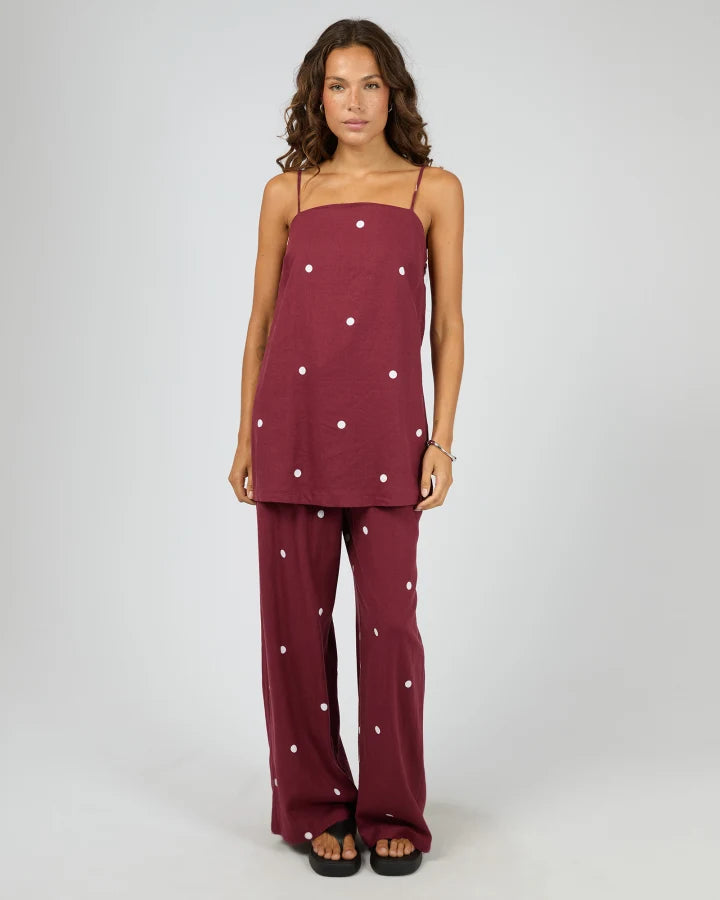Silent Theory Bordeau Tunic Top