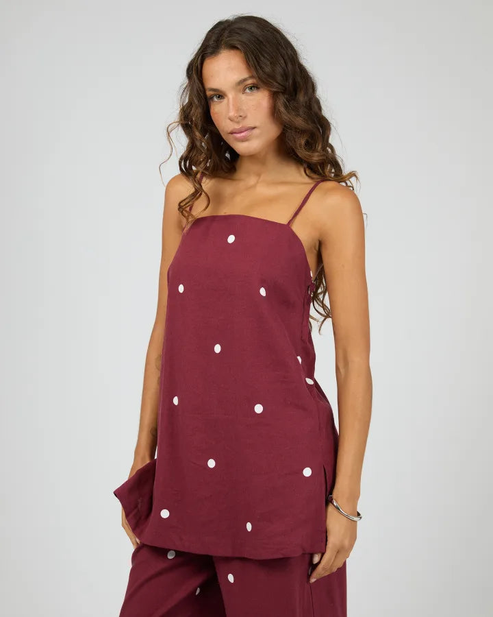 Silent Theory Bordeau Tunic Top