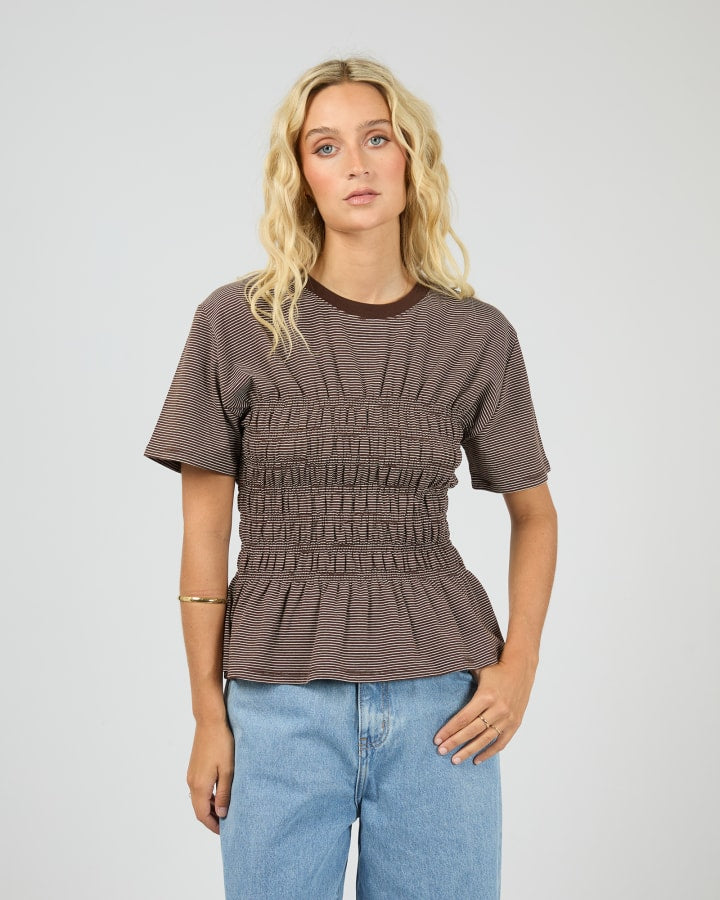 All About Eve Lipa Stripe Tee