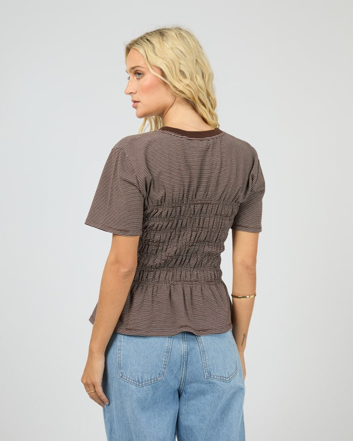 All About Eve Lipa Stripe Tee