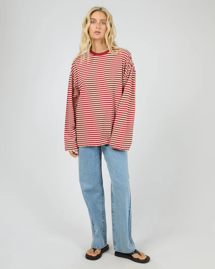 All About Eve Paloma LS Stripe Tee