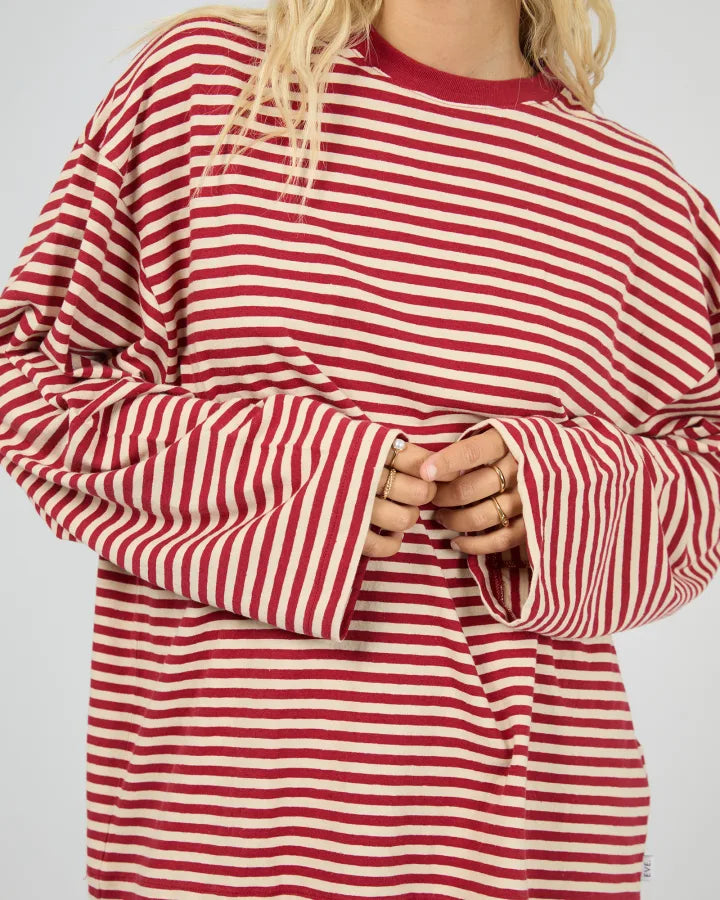 All About Eve Paloma LS Stripe Tee