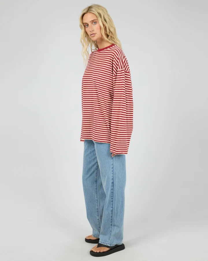 All About Eve Paloma LS Stripe Tee