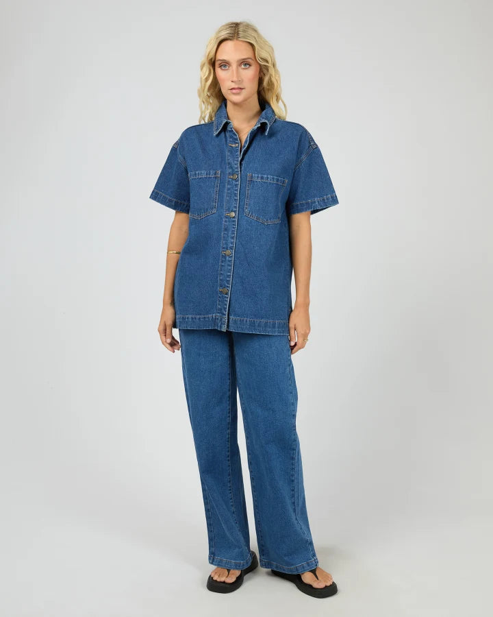 All About Eve Simi Denim Shirt