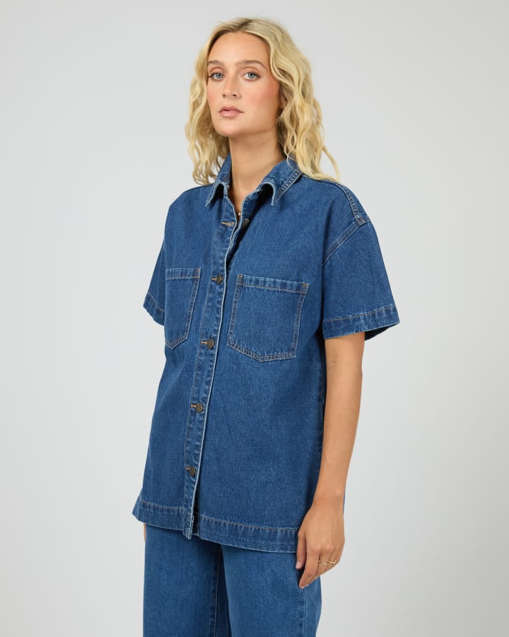 All About Eve Simi Denim Shirt