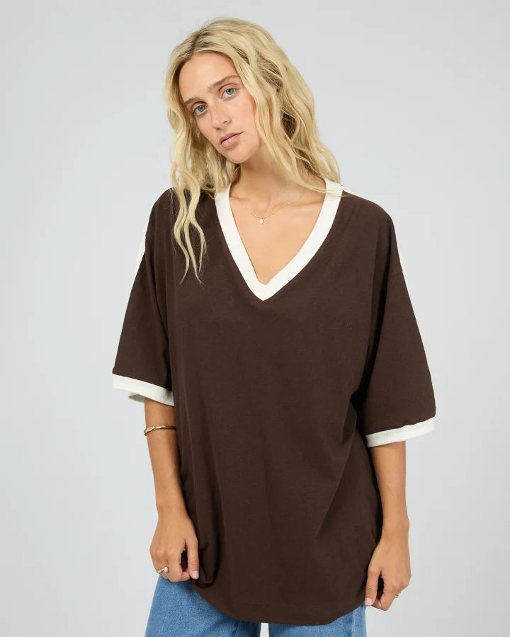 All About Eve Zulu Panel Oversized Tee