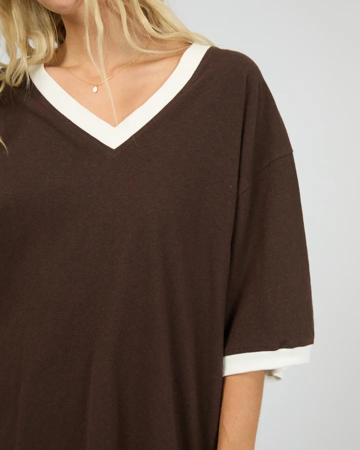 All About Eve Zulu Panel Oversized Tee