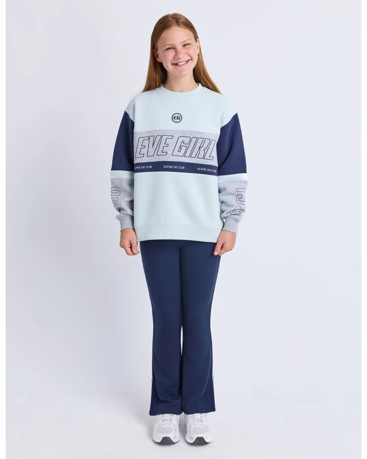 Eve Girl Alpine Panelled Crew