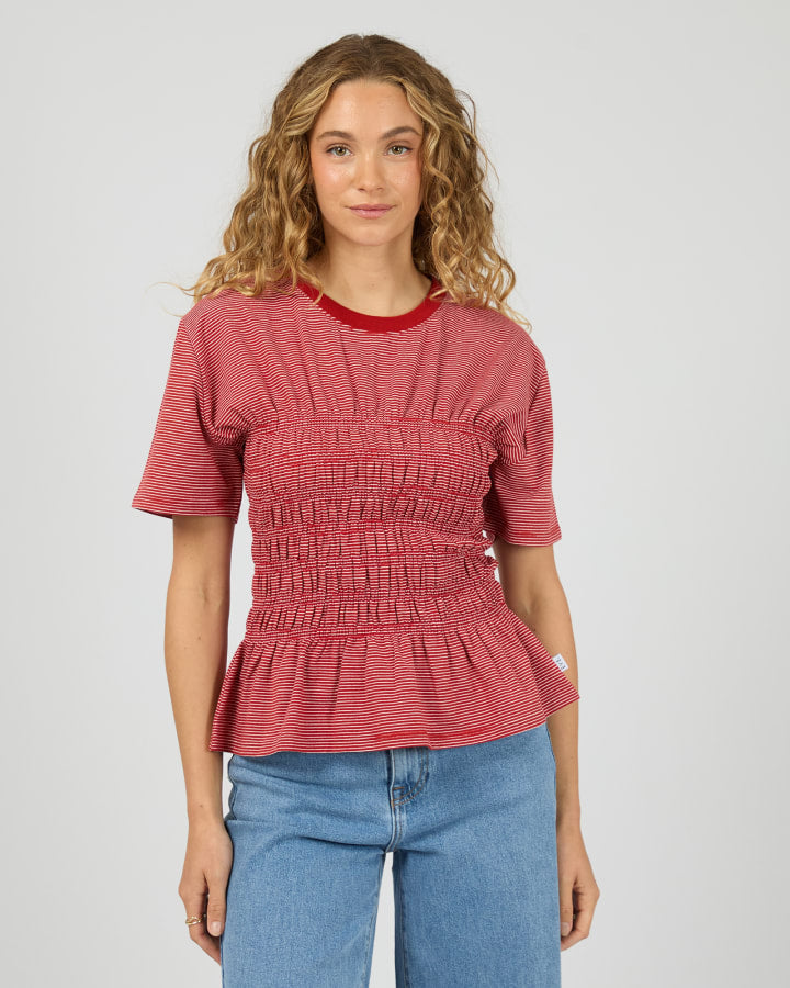 All About Eve Lipa Stripe Tee