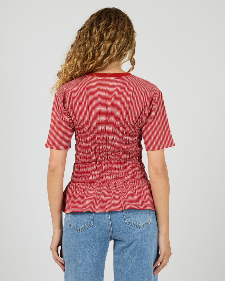 All About Eve Lipa Stripe Tee