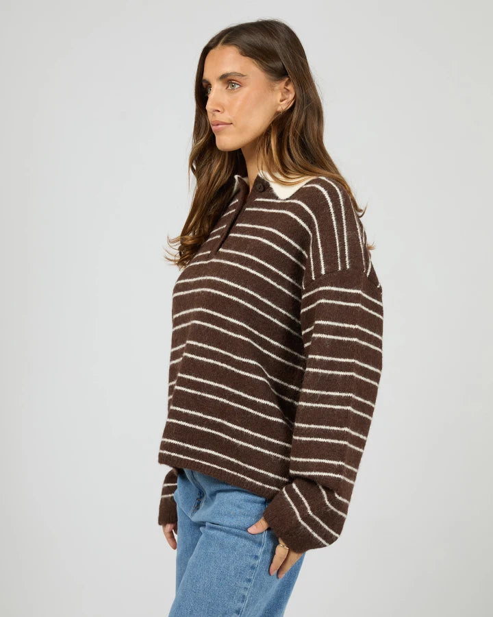All About Eve Gisella Polo Knit