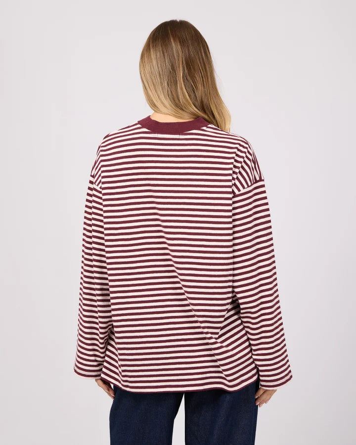 All About Eve Paloma LS Stripe Tee
