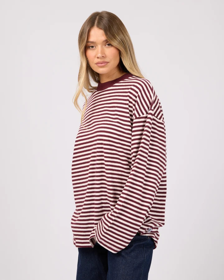 All About Eve Paloma LS Stripe Tee