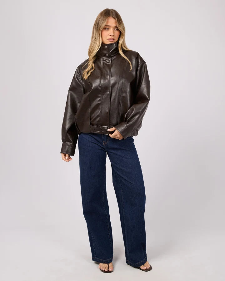 All About Eve Jaynee Funnel Neck Jacket