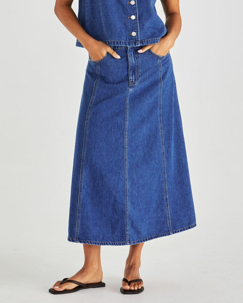 Sass Sabine Denim Skirt