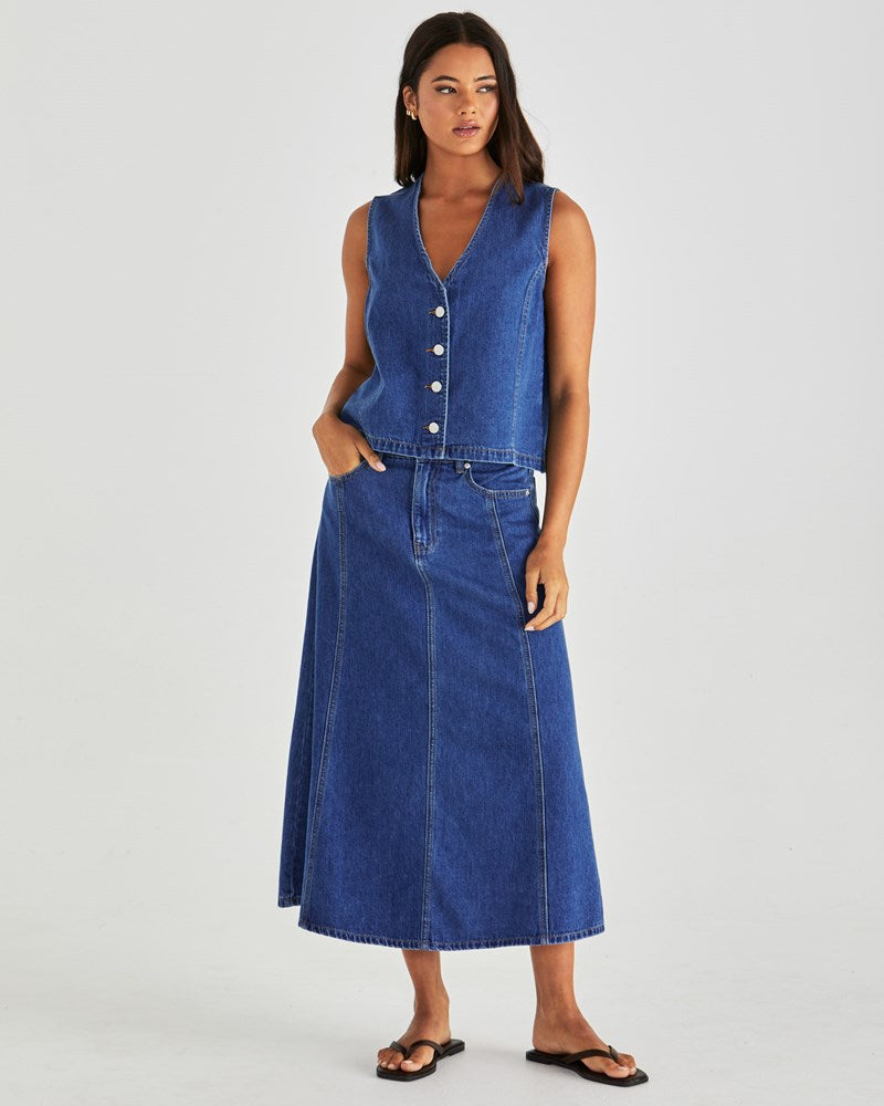 Sass Sabine Denim Skirt