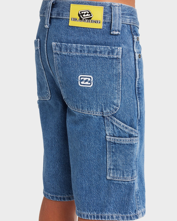 Billabong Boys Bad Dog Denim Short