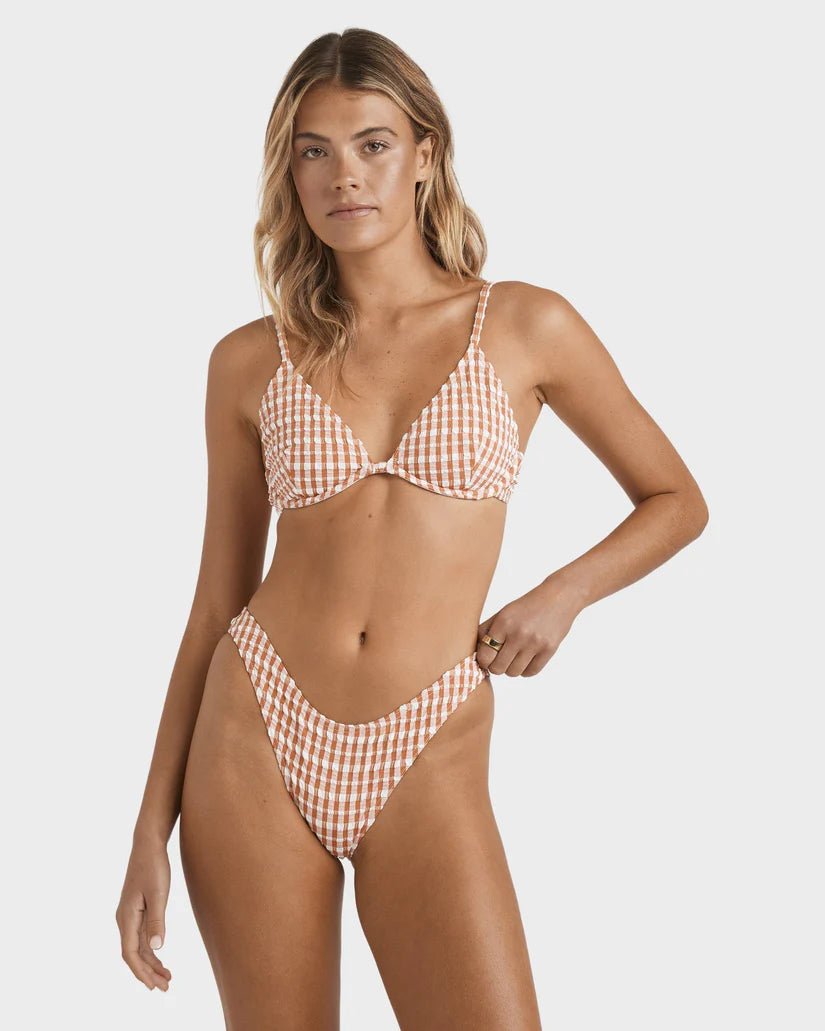 Billabong Wave Check Reese Unwire Top