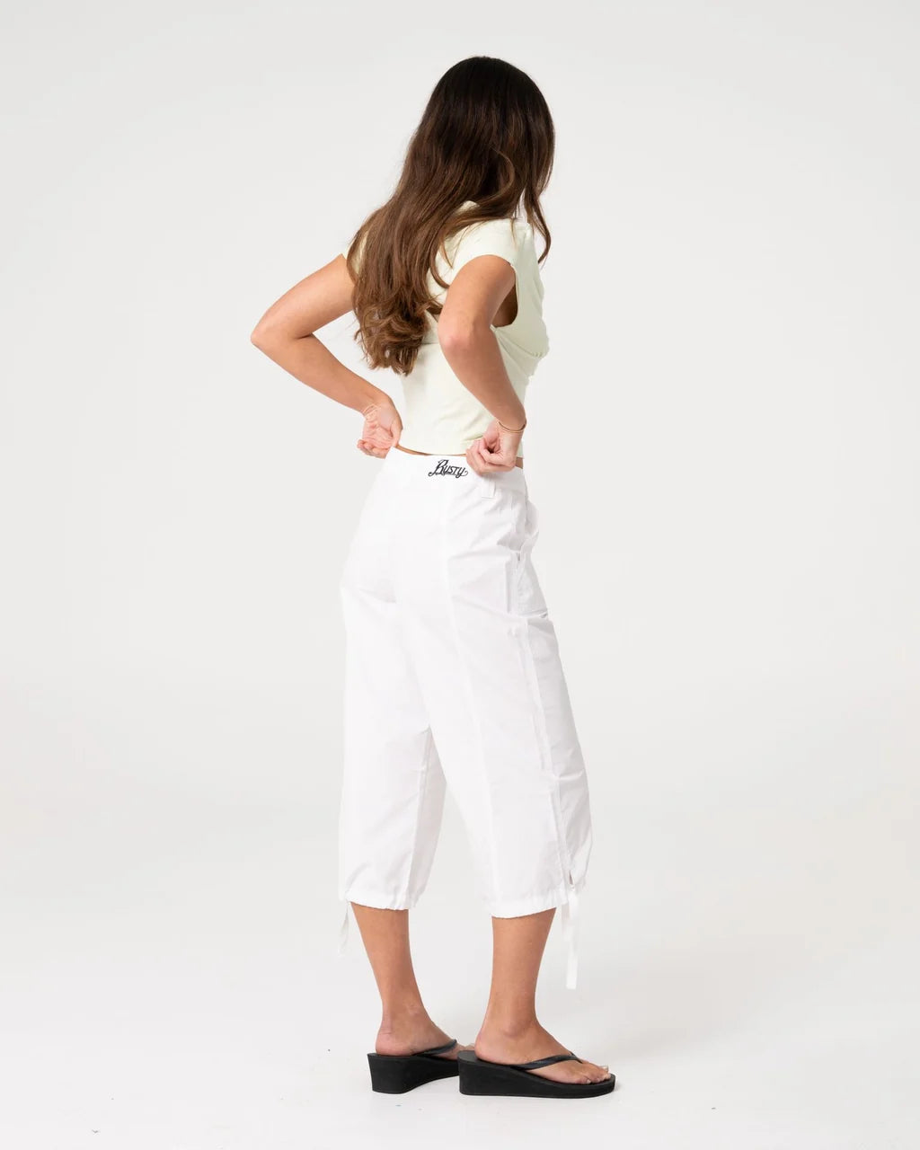 Rusty Cameron Low Rise Relaxed Capri Pant