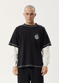Afends Heavy Parts Layered Waffle LS Tee