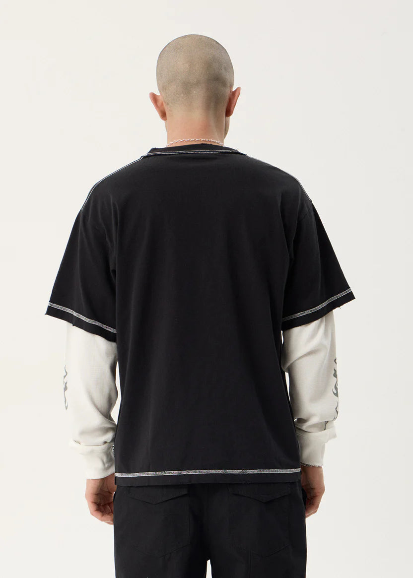 Afends Heavy Parts Layered Waffle LS Tee