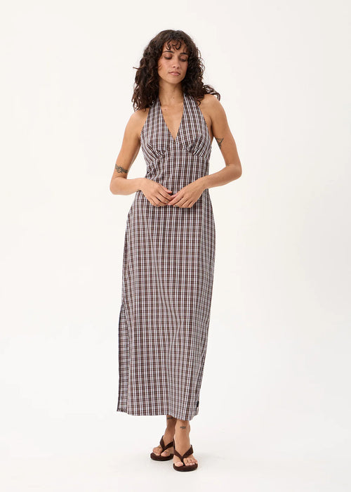 Afends Alexa Halter Maxi Dress